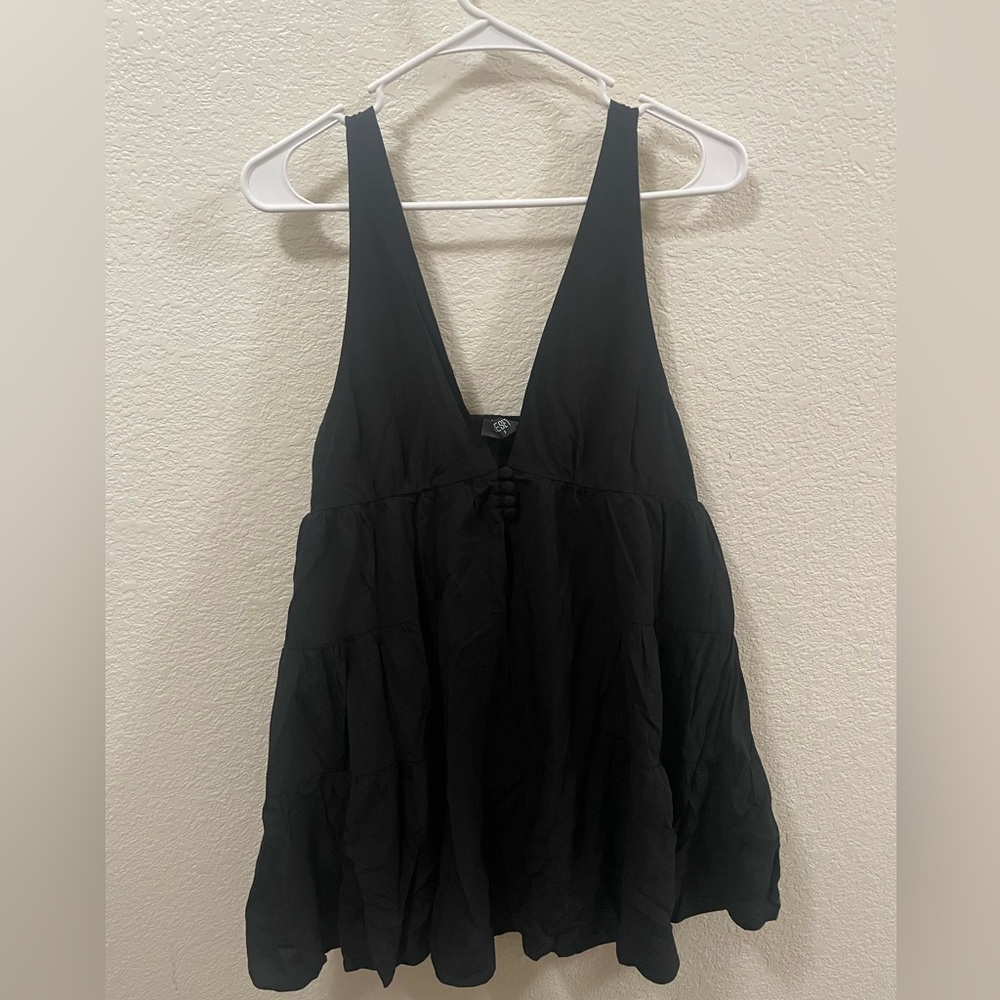 Black flowy dress